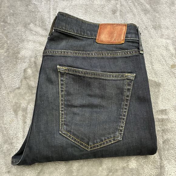 Abercrombie & Fitch Jeans Men’s 34x34 Blue Langdon Slim Stretch Distressed - Picture 1 of 13